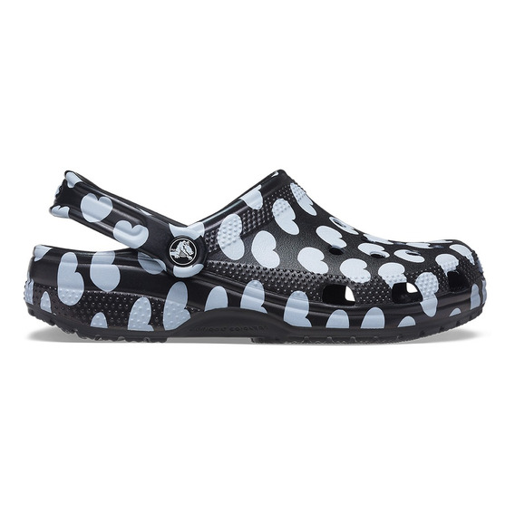 Crocs Classic Heart Print Negro - 066