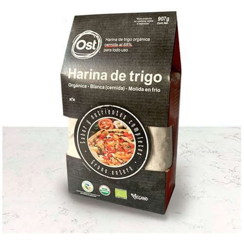 Harina Blanca De Trigo Orgánico 907g Ost Gourmet