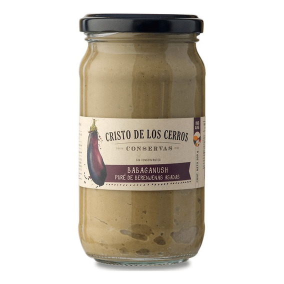 Puré De Berenjenas Babaganush  Cristo De Los Cerros 300 Gr