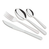 Set Cubiertos Acero Inox Tramontina Premium X24 Piezas Hogar