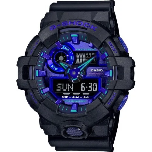 Reloj casio morado y azul new arrivals