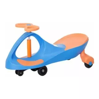 Buggy Auto Deslizador Plasmacar Vehículo Para Niño Color Azul Con Naranja