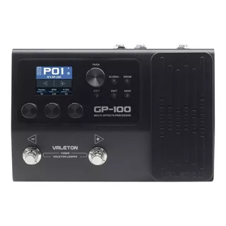 Pedal De Efeito Valeton Gp Multi-effects Processor Gp-100  Preto