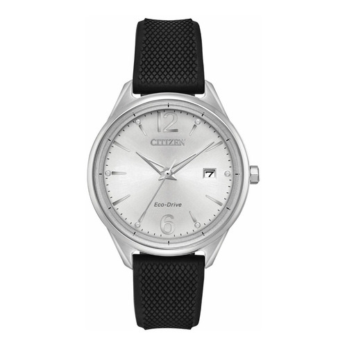 Citizen Chandler Silver Dial Ladies Fe6100-16a .... Dcmstore Color de la correa Negro Color del bisel Plata Color del fondo Plata