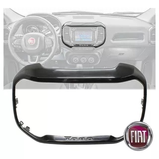 Moldura Multimídia Fiat Toro Black Piano Radio Midia Toro