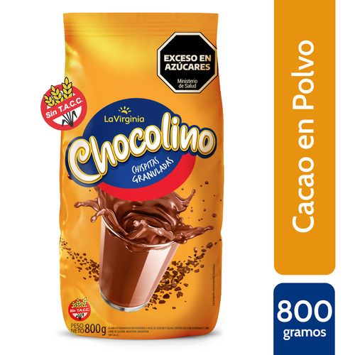 Cacao En Polvo Chocolino Fortificacion Plus X 800 Gr
