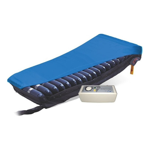 Colchon Antiescaras Silfab Tubular Reforzado 200 Kg Qdc-8080 Color Azul