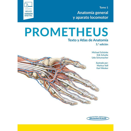 Libro Texto Y Atlas De Anatomia 5ed T.1 Anatomia G, De Prometheus. Editorial Medica Panamericana, Tapa Tapa Dura En Español
