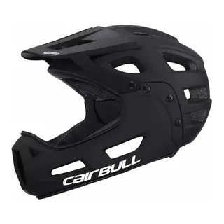 Casco Bicicleta Mtb Dh Integral Cairbull Discovery 520g Ce  Negro 54-61
