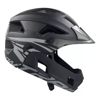 Casco Para Niños Ontrail Racer Negro Gris Talla S Bicicross Bmx 