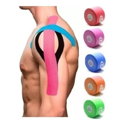 Cintas Vendas Banda Kinesiologicas Fitness Kinesiotape Rollo