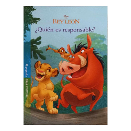 El Rey León.: ¿quién Es Responsable?, De Disney. Editorial Silver Dolphin Infantil, Tapa Blanda En Español, 1