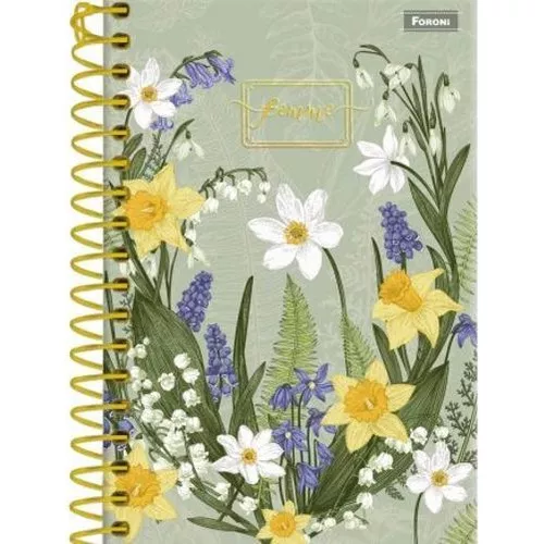 CUADERNO DE DIBUJO ESPIRALADO DISEÑO FLORES - Ilahui Perú