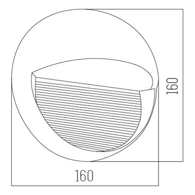Aplqiue Exterior Aluminio Kato Led 3w Negro Moderno Lk
