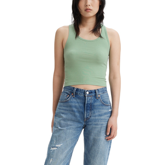 Polo Mujer Honey Tank Verde Levis A3411-0021