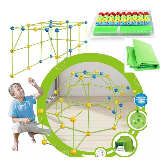 Kit Construcción Para Niños,uguetes Construcción Fortalezas