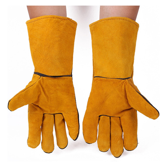 Guantes De Carnaza / Guantes De Trabajo 2 Piezas