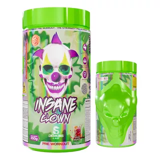 Pré Treino Insane Clown 350g Demons Lab Em Pó Vários Sabores