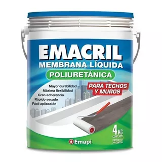 Membrana Líquida Emacril Poliuretánica X 20 Kg Emapi