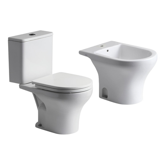 Juego De Baño Ferrum Veneto Inodoro, Deposito Mochila, Bidet