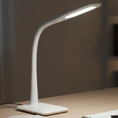 Lámpara Escritorio Flip Led 7w Felxible Candil Color Blanco