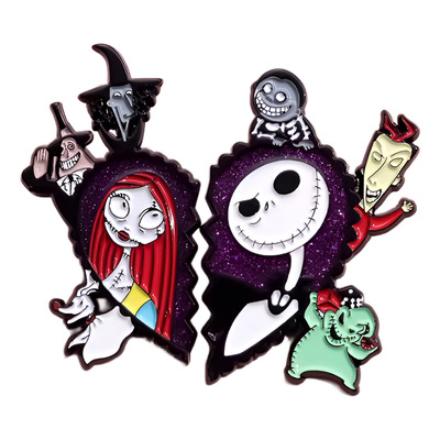 Set X2 Pin / Broche Jack Y Sally / Disney