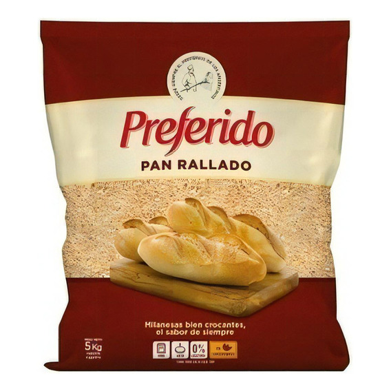 Preferido Pan Rallado 5kg con harina