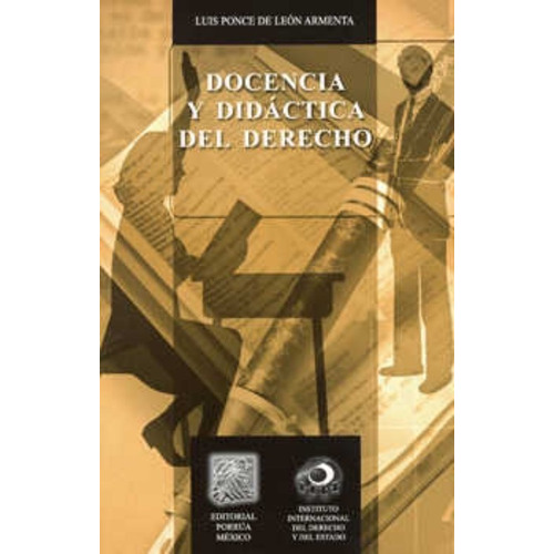 Libro Docencia Y Didactica Del Derecho Ponce De León Armenta