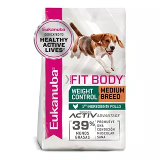 Alimento Para Perro Eukanuba Fit Body Medium Breed De 13.6kg