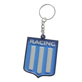 Llavero Plastico 3 D Racing Club Escudo