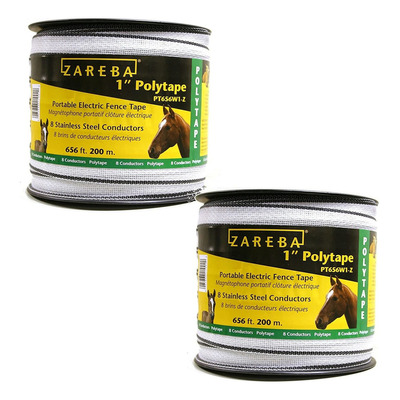 Zareba Systems Pt656w1-z 1 Polytape (2 Pack), 200m