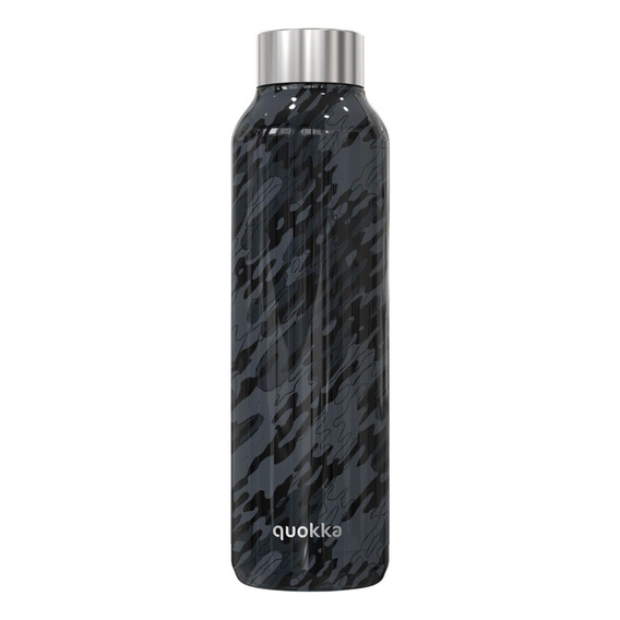 Botella Térmica Quokka Solid 630ml Color Negro Camo