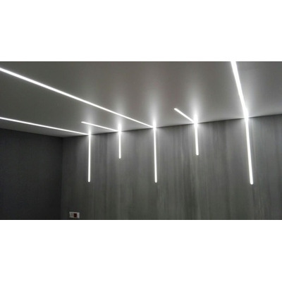 Perfil Led X Metro Para Embutir De Aluminio Pared O Techo