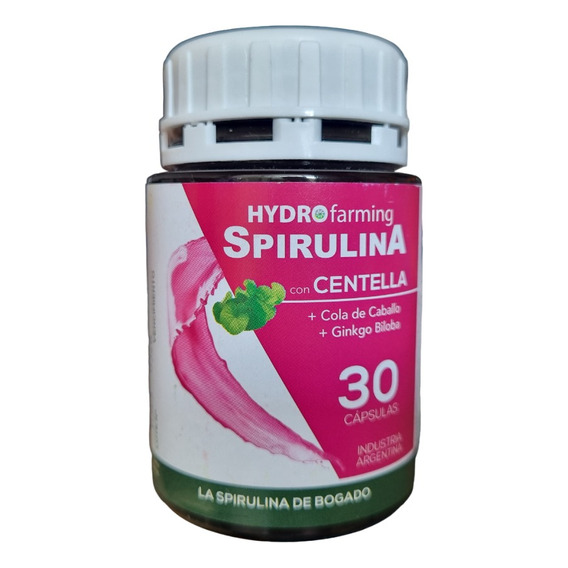 Pack X3 Spirulina Bogado C/ Centella, Ginkgo Biloba, Vit E