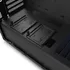 Gabinete para jugadores Nzxt S340, vidrio templado negro-azul, color negro/azul