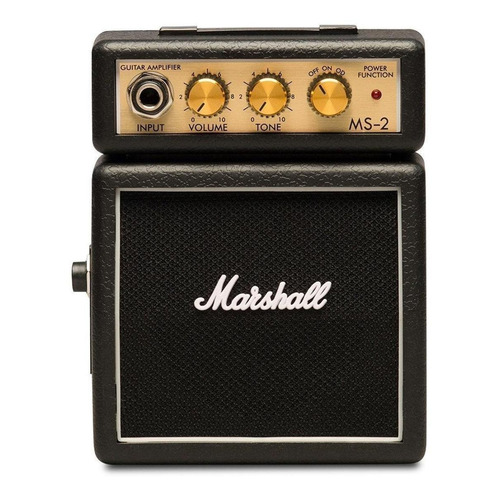 Amplificador Marshall Micro Amp MS-2 Transistor para guitarra de 1W color negro 9V