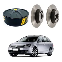  Disco Freio Traseiro Jetta Variant 2.5 2010 A 2013