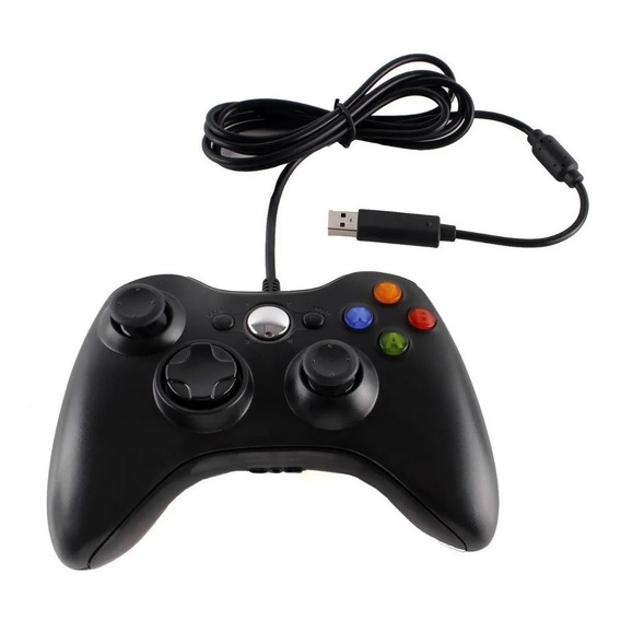 Joystick Con Cable Usb Compatible Con Xbox 360 Pc Gamer 2 M