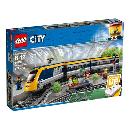 Lego City Tren De Pasajeros 60197 - Electrico 677 Pz