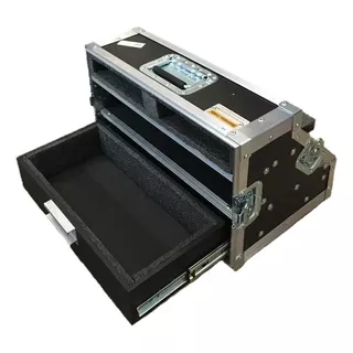 Case Rack Para 2 Bases Microfones Sem Fio + 2u + Gaveta