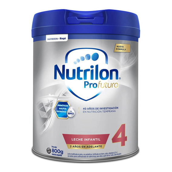 Leche En Polvo Nutricia Bagó Nutrilon Profutura 4 Lata 800g