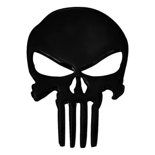 Adesivo Caveira Justiceiro Punisher P/ Caminhonete