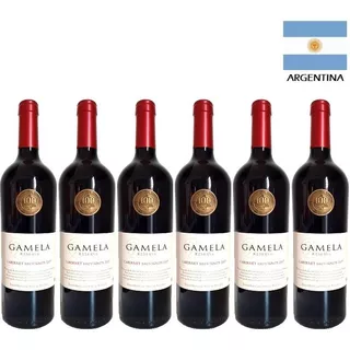 Vinho Tinto Argentino Gamela Cabernet Sauvignon Caixa C 6