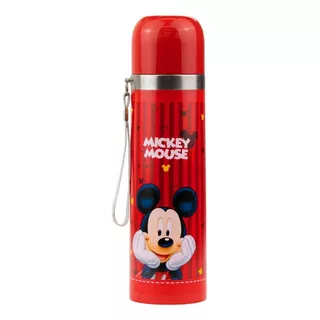 Garrafa Térmica Vermelha Mickey 500ml - Disney Cor Vermelho