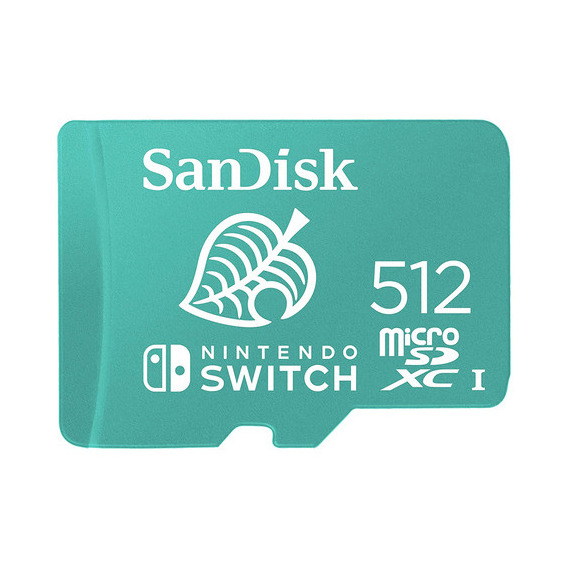 Tarjeta de memoria Sandisk microsd Nintendoswitch de 512 GB