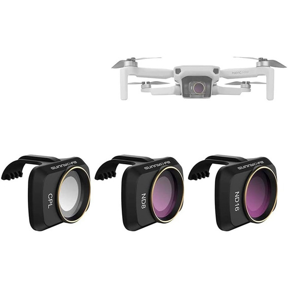 3 Filtros Nd Sunnylife Dron Dji Mini/2/se Cp Nd8 Nd16