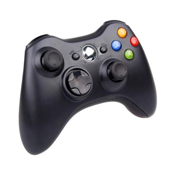 Joystick Xbox 360 Wired Con Cable 2.5mtss Color Negro