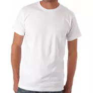 Camiseta Branca 100% Algodão Fio 24 Promocional Atacado