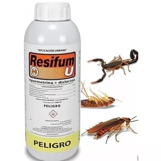 Resifum Cipermetrina+diclorvos 1lt Control Plagas Urbanas