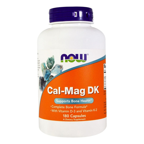 Now - Cal-Mag Dk - 180 Caps - Sin sabor
